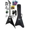 Yüksek Kalite V Kasa Elektro Gitar Seti - 2x Zebra Humbucker Manyetik