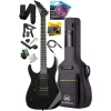 Yüksek Kaliteli Elektro Gitar - Grade Black Rosewood Klavye