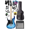 Yüksek Kaliteli Elektro Gitar Seti 50W Amfili
