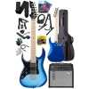 Yüksek Kaliteli Elektro Gitar Seti 50W Amfili