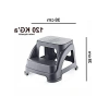 Yüksek Taşıma Kapasiteli Kaymaz Tabure - Antrasit Renk