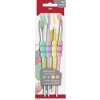 Yumuşak Dokulu Fırça Pastel Seti, 4lü, Ergonomik Tasarım