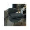 Yumuşak Dokulu Fitilli TV Battaniyesi 120x170 cm - Hardal Antrasit