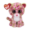 Yumuşak Dolgulu Leopar Desenli Yastık - Pembe