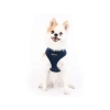 Yumuşak Polyester Köpek Tasma - Ayarlanabilir Göğüs Kayışı - Lacivert - XS