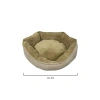 Yumuşak Silinebilir Kedi ve Köpek Yatağı - 55 cm Çapında