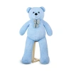 Yumuşak ve Sevimli Dev Peluş Ayıcık - 160 cm Papyonlu Tasarım (Mavi)