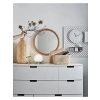 Yuvarlak 25 cm Beyaz Duvar Saati - Analog