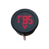 Yuvarlak DC 4-100V Voltmetre - Karavan ve Motosiklet Uygun