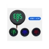 Yuvarlak DC 4-100V Voltmetre - Karavan ve Motosiklet Uygun