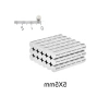 Yuvarlak Neodyum Mıknatıs - Ø5x5 mm, 25 Adet