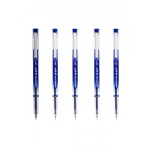 0.5 mm İğne Uçlu Metal Klipsli Jel Tükenmez Kalem Seti - 5 Adet