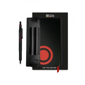 0,5 mm Siyah Versatil Kalem Seti - 600 Adet Hediye Defter ve Kılıf ile