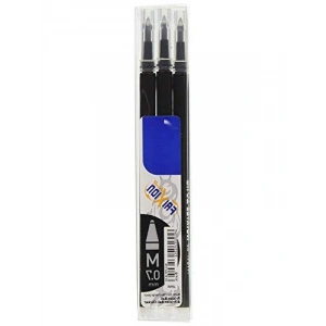 0.7 mm Kalınlığında Siyah Mürekkep Kalem Yedeği - 3 Lü Set