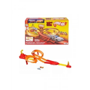 1:64 Ölçekli Metal Araçlarla Yarış Seti, Kolay Birleştirilebilir Otoyol