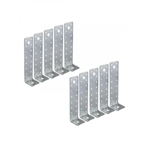 10 Adet Metal Köşebent - 40x40x160 mm Bağlantı Aparatı