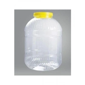 10 Litre Kapaklı Şeffaf Gövde Turşu Bidonu