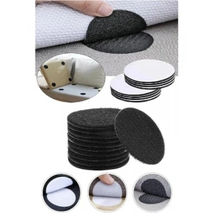10lu Halı Kaydırmaz Ped, Yıkanabilir, Kendinden Yapışkanlı