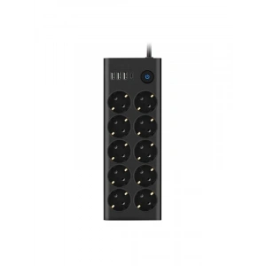 10lu Priz - 3 USB, 1 Type-C Girişi, Akım Korumalı