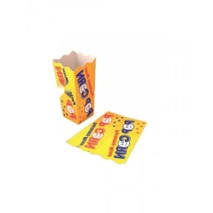 100 Adet Küçük Karton Popcorn/Mısır Kutusu