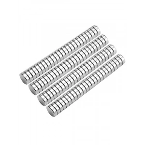 100 Adet Yuvarlak Mini Mıknatıs Seti, 5x1 mm