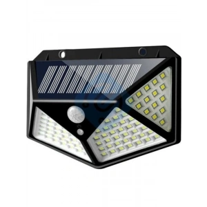 100 LED Hareket Sensörlü Solar Bahçe Lambası, 3 Modlu