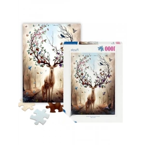 1000 Parça Büyülü Geyik Puzzle