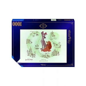 1000 Parça Disney Temalı Leydi ile Sokak Köpeği Yapbozu