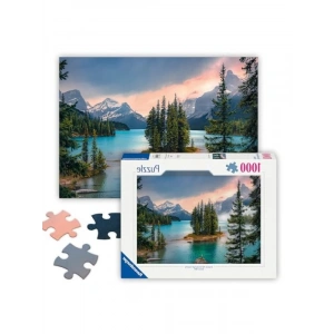 1000 Parça Kanada Manzarası Puzzle - Yetişkinler için