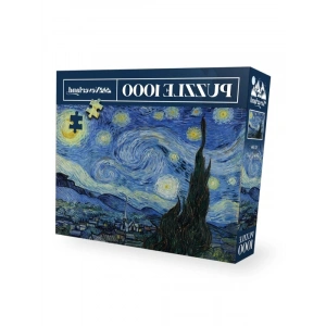 1000 Parça Puzzle - Yıldızlı Gece Temalı Eğlenceli Zihin Egzersizi