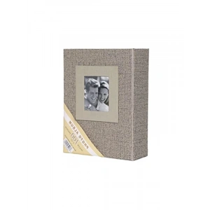 10x15 cm Kapasiteli 100 Fotoğraf Yüksek Kaliteli Koton Albüm - Vizon