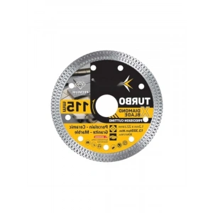 115mm Turbo Elmas Kesici Disk - Hassas Kesim İçin