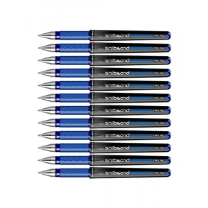 12li Mavi Jel Kalem Seti, 1.0 mm Yazım Kalınlığı, Yüksek Kaliteli Mürekkep