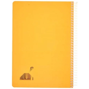 144 Yapraklı Turuncu Spiralli Defter - Çizgili