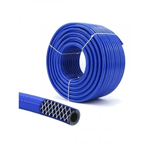 15 Metre Uzunlukta Çelik Hava Hortumu - 8 mm Kalınlık, Mavi Renk