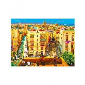 1500 Parçalı Valensiyada Yemek Temalı Puzzle