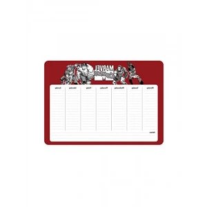 17x24 cm Ebatında Haftalık Planner Blok, 52 Yaprak