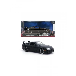 1995 Model Toyota Supra 1:24 Ölçekli Oyuncak Araba, Siyah