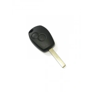 2 Butonlu Siyah Anahtar Kabı - Renault Clio 3, Kangoo 2, Master Uyumlu (2006-2012)