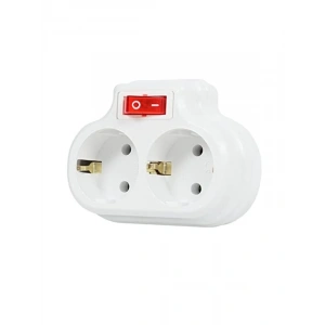 2li Anahtarlı Topraklı Priz Çoklayıcı Fiş - 16A, 250 Volt