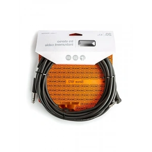 20 Ayak TRS Stereo Enstrüman Kablosu - Açılı Fiş