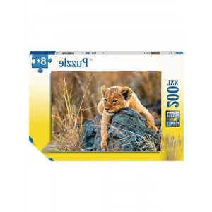 200 Parça Aslan Temalı Puzzle - Kaliteli Zihin Geliştirme Oyunu