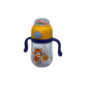 260ml Pipetli Su Matarası - Sevimli Desenler