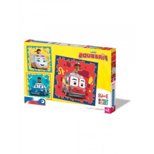 3 Adet 48 Parça Puzzle - Eğlenceli Oyun Seti
