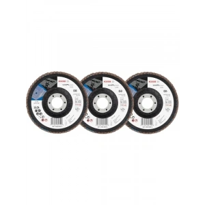 3 Adet Flap Disk Seti, Metal ve Paslanmaz Çelik Taşlama İçin (115 mm, Kum Kalınlığı 40/60/80)