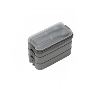 3 Katlı 6 Bölmeli BPAsız Plastik Sefer Taşıma Kutusu - 1260 ml