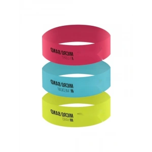 3lü Kauçuk Hip Band Seti - Pembe, Mavi, Yeşil