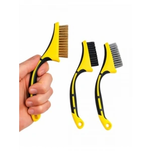 3lü Mini Tel Fırça Seti