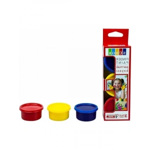 3 Renkli Çocuklar İçin Yıkanabilir Parmak Boyası Seti