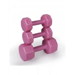 3 Set Pembe Dambıl Seti, 1 kg, 2 kg ve 3 kg Ağırlık Seçenekleri
